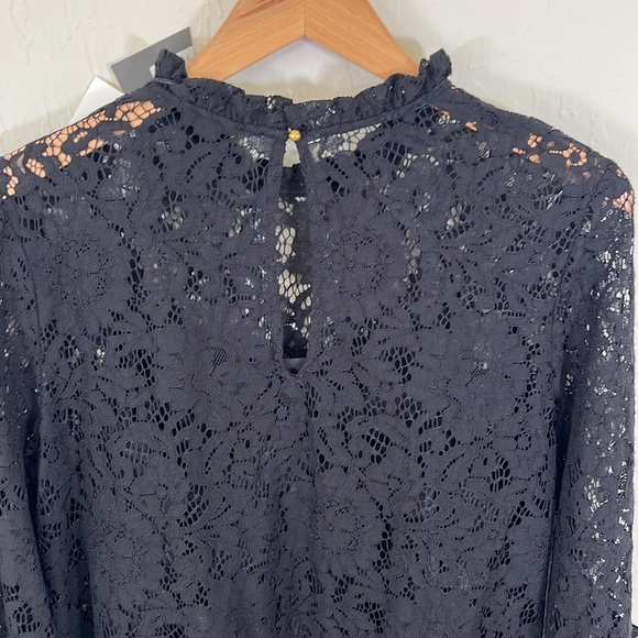 Black lace minidress new NWT size m medium Who What Wear - Picture 4 of 6